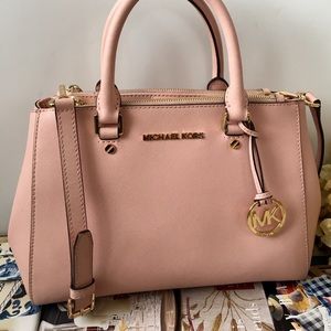 Michael Kors Soft Pink Small Sutton Satchel